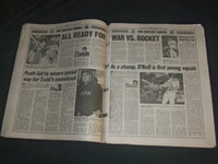 2000 OCT 22 NEW YORK POST NEWSPAPER- YANKEES WIN GAME 1 OF WORLD SERIES- NP 4139