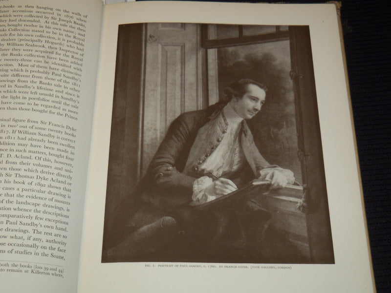 1947 THE DRAWINGS OF PAUL & THOMAS SANDBY WINDSOR -BOOK BY A. B. OPPE - KD 4585O
