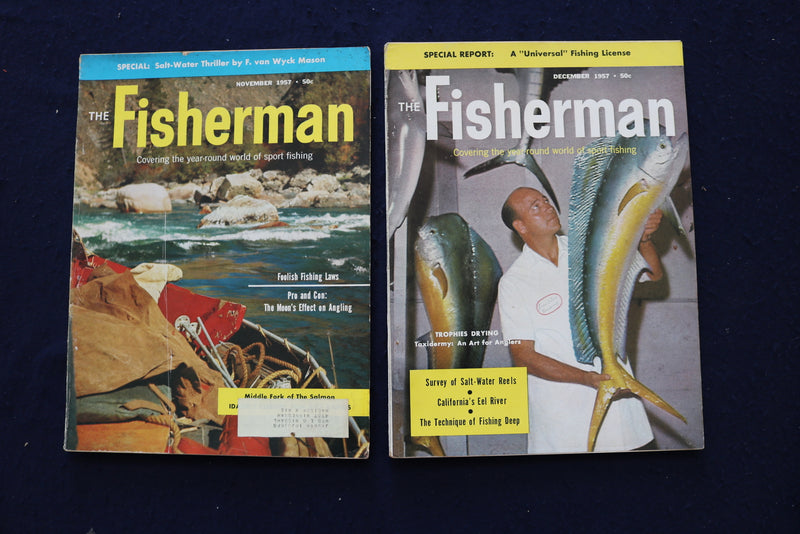 1957-1958 THE FISHERMAN MAGAZINE - LOT OF 5 - O 3593
