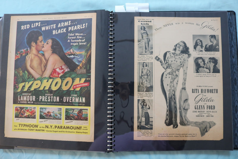 HUGE MOVIE SCRAPBOOK - LOBBY CARDS - #19
