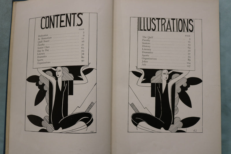 1929 JANUARY THE QUILL LINCOLN HIGH SCHOOL YEARBOOK - JERSEY CITY, NJ - YB 3584
