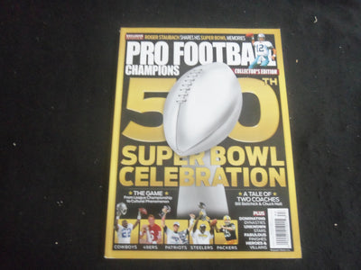 2016 PRO FOOTBALL CHAMPIONS MAGAZINE - 50TH SUPER BOWL CELEBRATION - B 4077O