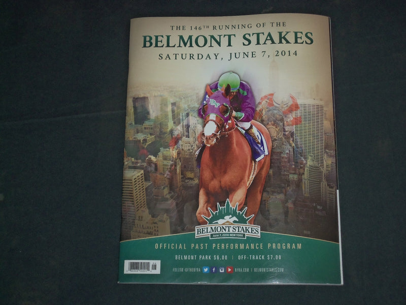 2014 JUNE 7 146TH RUNNING OF THE BELMONT STAKES PROGRAM - B 6463