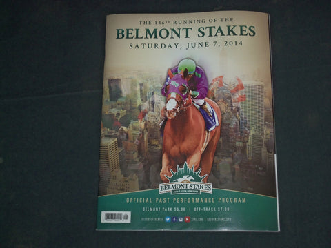 2014 JUNE 7 146TH RUNNING OF THE BELMONT STAKES PROGRAM - B 6463