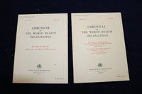 1955-1958 CHRONICLE OF THE WORLD HEALTH ORGANIZATION - LOT OF 15 - O 3360