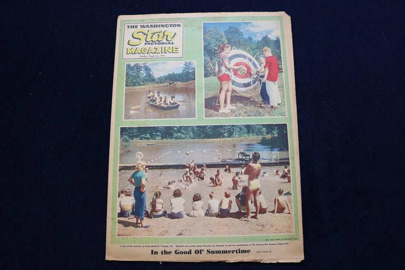 1952 AUG 3 WASHINGTON STAR PICTORIAL MAGAZINE - GOOD OL' SUMMERTIME - E 23325