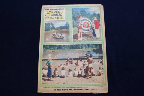 1952 AUG 3 WASHINGTON STAR PICTORIAL MAGAZINE - GOOD OL' SUMMERTIME - E 23325