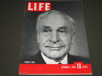 1939 OCTOBER 2 LIFE MAGAZINE - CORDELL HULL COVER - L 150