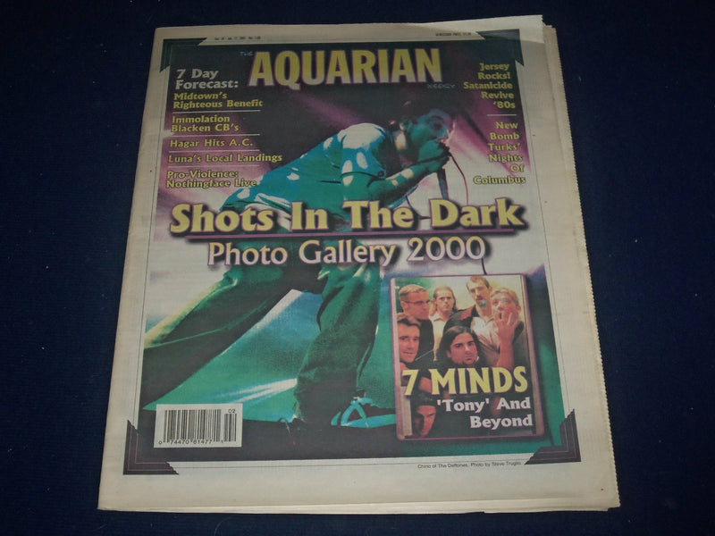 2001 JANUARY 10-17 AQUARIAN WEEKLY NEWSPAPER - SHOTS IN THE DARK COVER - J 1166