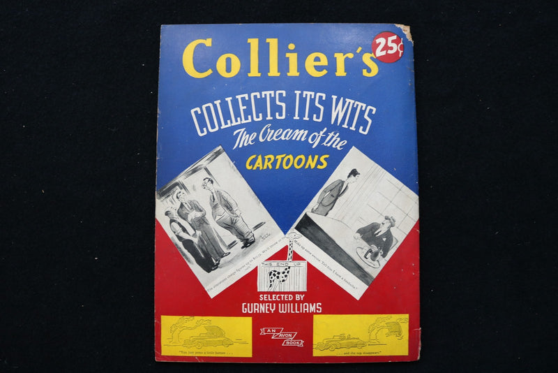 1945 COLLIER'S COLLECTS ITS WITS - CREAM OF THE CARTOONS SOFTCOVER BOOK - K 2871
