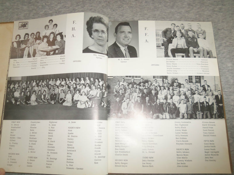 1963 THE TIGER MT. VERNON HIGH SCHOOL YEARBOOK - MT. VERNON, TEXAS - YB 2460