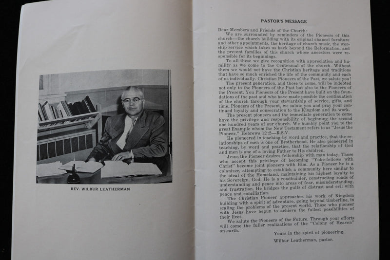 1956 BRODHEAD METHODIST CHURCH CENTENNIAL - BRODHEAD, WI - SOFTCOVER - K 3011
