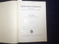 1958 NIERENKRANKHEITEN PHYSIOLOGIE HARDCOVER BOOK - HANS SARRE- GERMAN - KD 9004
