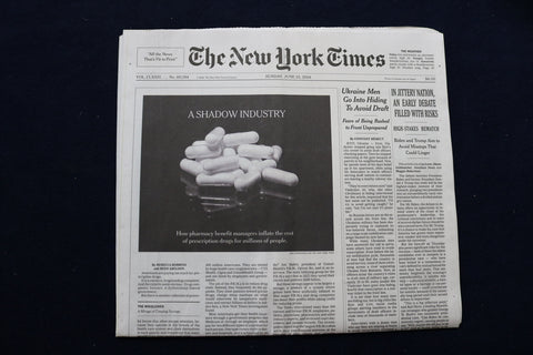 2024 JUNE 23 NEW YORK TIMES-IN JITTERY NATION, AN ERALY DEBATE FILLED WITH RISKS