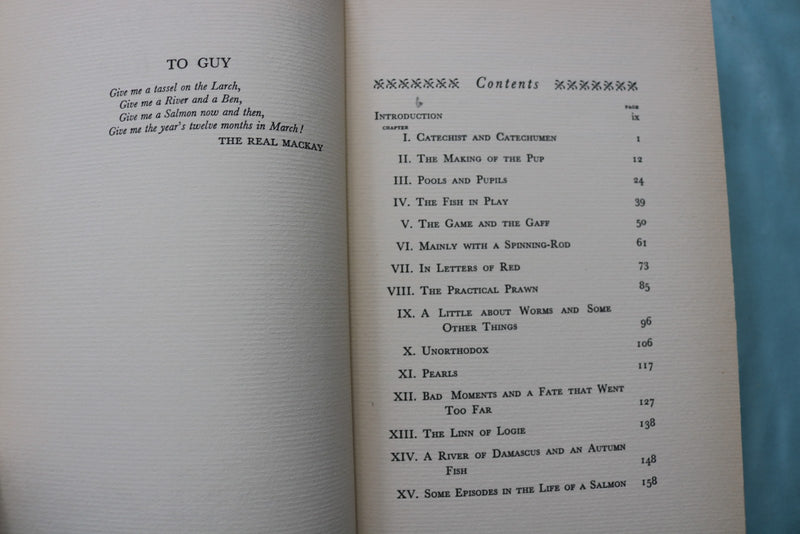 1931 WHERE THE SPRING SALMON RUN HARDCOVER BOOK BY PATRICK R. CHALMERS - KD 9725