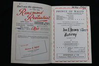 1949 JOE E. BROWN IN HARVEY - PRINCE OF WALES THEATRE - PROGRAM - K 1841