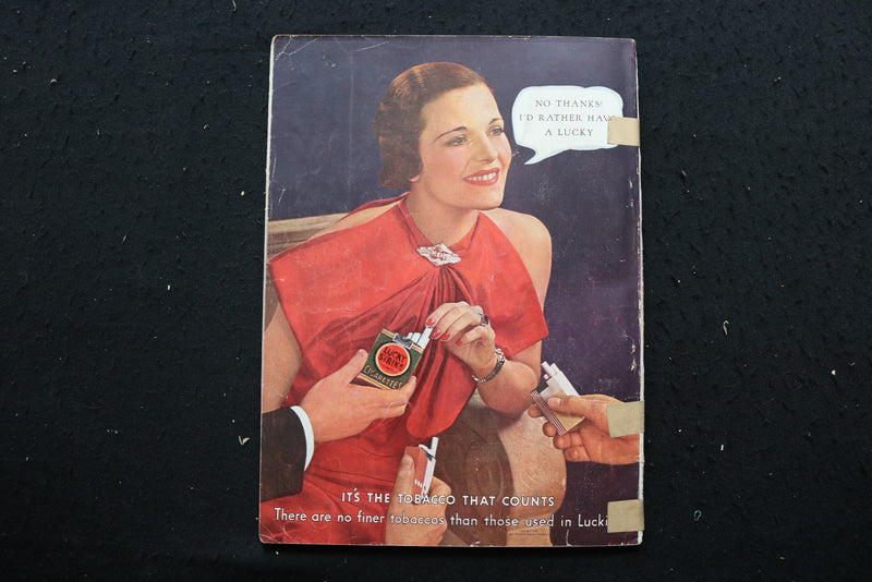 1935 SEPTEMBER MOTOR BOATING MAGAZINE - AN ILLUSTRATED BOAT COVER - SP 4185N