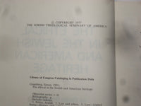 1977 THE ETHICAL IN THE JEWISH AND AMERICAN HERITAGE HARDCOVER BOOK - KD 8934