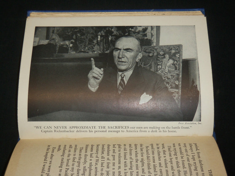 1943 SEVEN CAME THROUGH HARDCOVER BOOK BY EDWARD RICKENBACKER - KD 6545