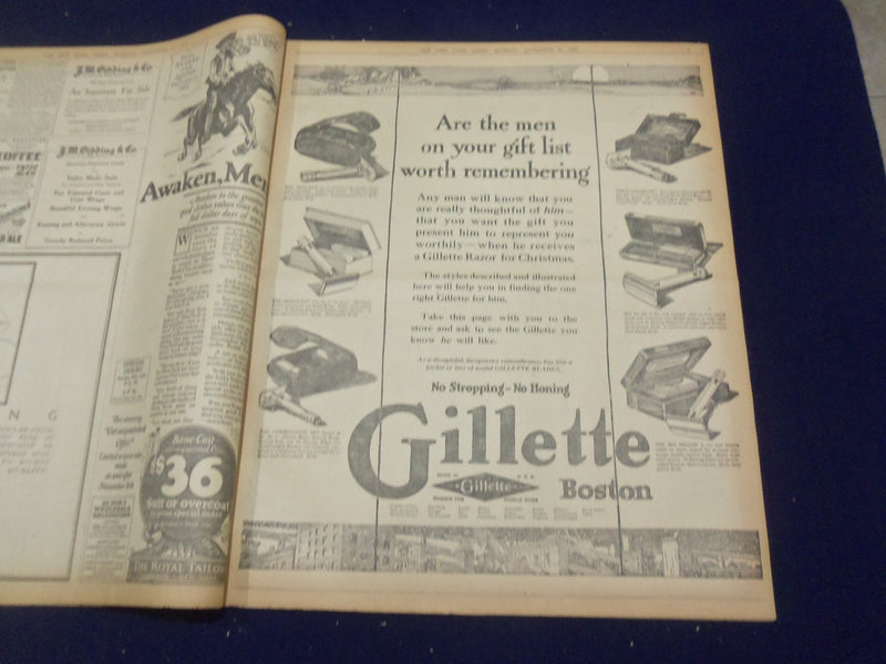 1920 NOV 15 NEW YORK TIMES- 30,000 KILLED IN BATTLE-MOVIE THEATRE PANIC- NT 8455