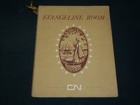 1960'S NOVA SCOTIAN HOTEL - EVANGELINE ROOM MENU - J 5968