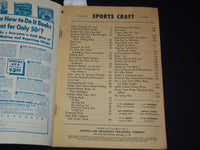 1953 SPORTS CRAFT MAGAZINE - VOLUME 1 - GOLF CART PLANS - DUCK BOAT - K 1010