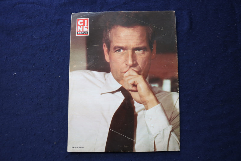 1976 MARCH 11 CINE REVUE MAGAZINE - NICOLE CALFAN-PAUL NEWMAN COVER - E 23496