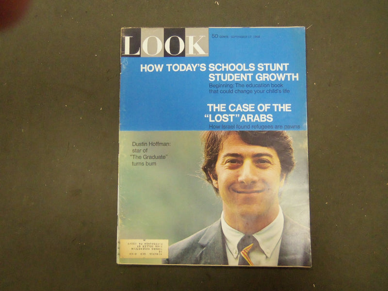 1968 SEPTEMBER 17 LOOK MAGAZINE - DUSTIN HOFFMAN, STAR OF THE GRADUATE - ST 2927