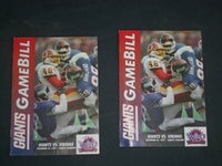 1997 DECEMBER 27 GAMEDAY PROGRAM - NFC WILD CARD GAME- GIANTS VS VIKINGS- B 6468