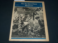 1943 NOVEMBER 21 NEW YORK TIMES MAGAZINE SECTION - ROAD TO ROME - NP 3766