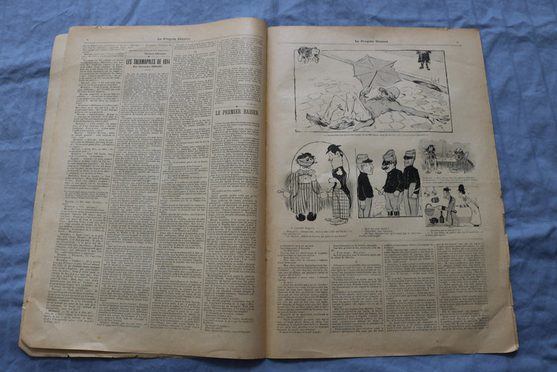 1901 SEPTEMBER 1 LE PROGRES ILLUSTRE MAGAZINE - LA CHANSON - FRENCH - NP 8652