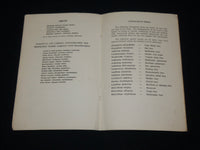 1900'S CONSERVATION LIST OF CONNECTICUT WILD FLOWERS SOFTCOVER BOOK - J 6511