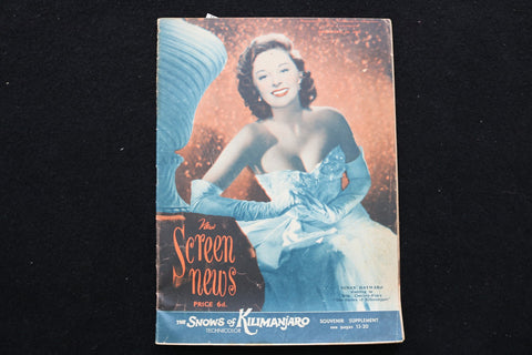 1952 DECEMBER 19 NEW SCREEN NEWS MAGAZINE - SUSAN HAYWARD COVER - E 25206