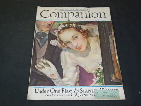 1937 JUNE WOMAN'S HOME COMPANION MAGAZINE - ILLUSTRATED COVER - SP 6992