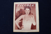 1931 APRIL 7 PICCOLA MAGAZINE - MARLENE DIETRICH - ITALIAN COVER - E 23790
