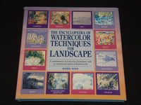1996 ENCYCLOPEDIA OF WATERCOLOR TECHNIQUES FOR LANDSCAPE BOOK BY SOAN - KD 6494Q