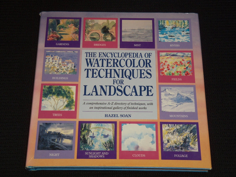 1996 ENCYCLOPEDIA OF WATERCOLOR TECHNIQUES FOR LANDSCAPE BOOK BY SOAN - KD 6494Q