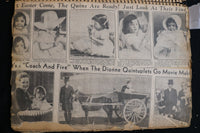 DIONNE QUINTUPLETS SCRAPBOOK, LOADED - E 24907