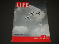 1939 NOVEMBER 6 LIFE MAGAZINE - PLANES OVER ENGLAND COVER - L 155