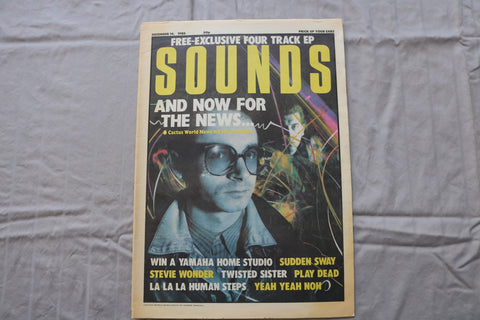 1985 DECEMBER 14 SOUNDS NEWSPAPER - CACTUS WORLD NEWS COVER - NP 9290