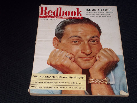 1956 NOVEMBER REDBOOK MAGAZINE - SID CAESAR FRONT COVER - E 13989