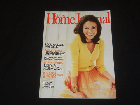 2011 SEPTEMBER LADIES' HOME JOURNAL MAGAZINE - ANN CURRY COVER - SP 3797