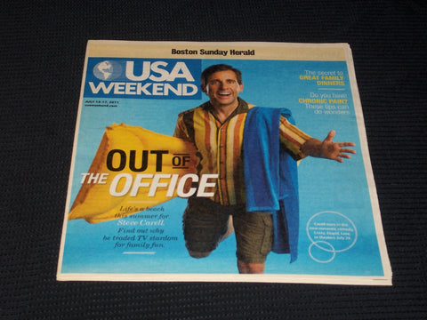 2011 JULY 15 BOSTON SUNDAY HERALD USA MAGAZINE - STEVE CARELL - E 4929