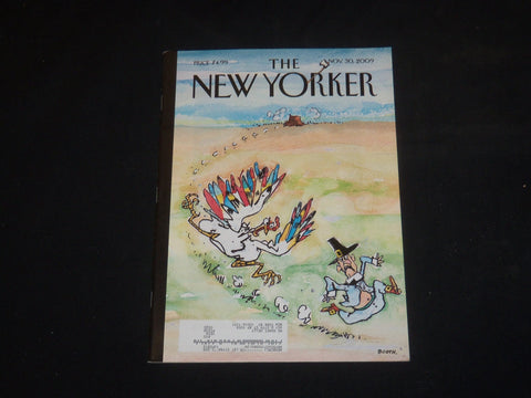 2009 NOVEMBER 30 THE NEW YORKER MAGAZINE - ILLUSTRATED COVER - NY 2157