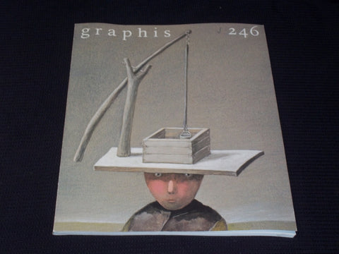 1986 #246 GRAPHIS MAGAZINE VERY NICE COVER ART & INSIDE PAGES - E 812