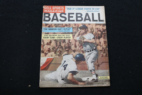 1960 APRIL DELL SPORTS BASEBALL MAGAZINE - FOX GETS HODGES COVER - B 3455J