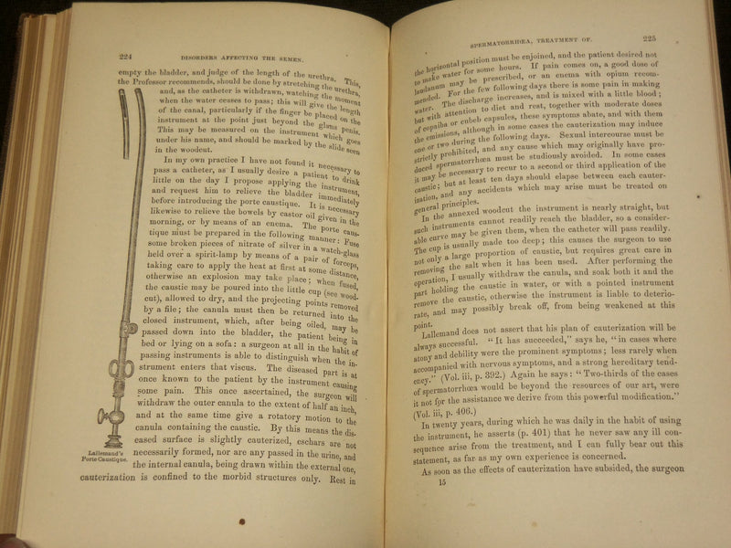 1865 THE FUNCTIONS OF THE REPRODUCTIVE ORGANS BOOK BY WILLIAM ACTON - KD 6180