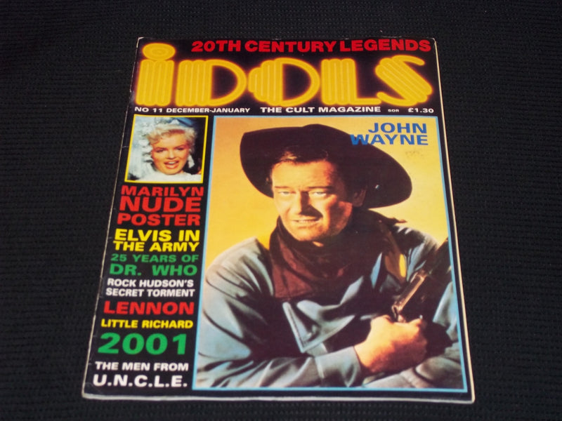 VOL 1 #11 DECEMBER IDOLS MAGAZINE - JOHN WAYNE FRONT COVER - E 12216