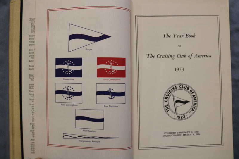 1958-1973 THE CRUISING CLUB OF AMERICA-HARDCOVER BOUND VOLUMES -LOT OF 12- KD 6Q