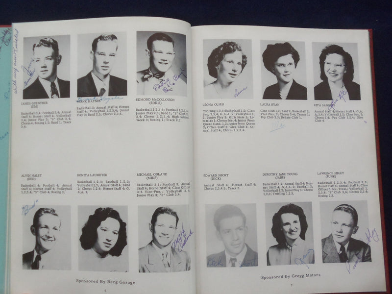 1952 THE HORNETS' HIVE WHITE SULPHUR SPRINGS (MT) HIGH SCHOOL YEARBOOK - YB 3223